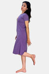 Sweetmoon Long T Shirt Nightdress - Purple — thumbnail 4